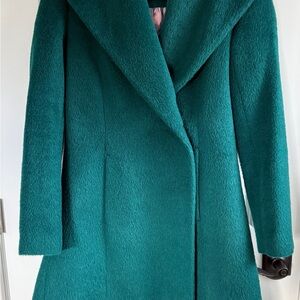 Trina Turk Vibrant Teal Teddy Jacket